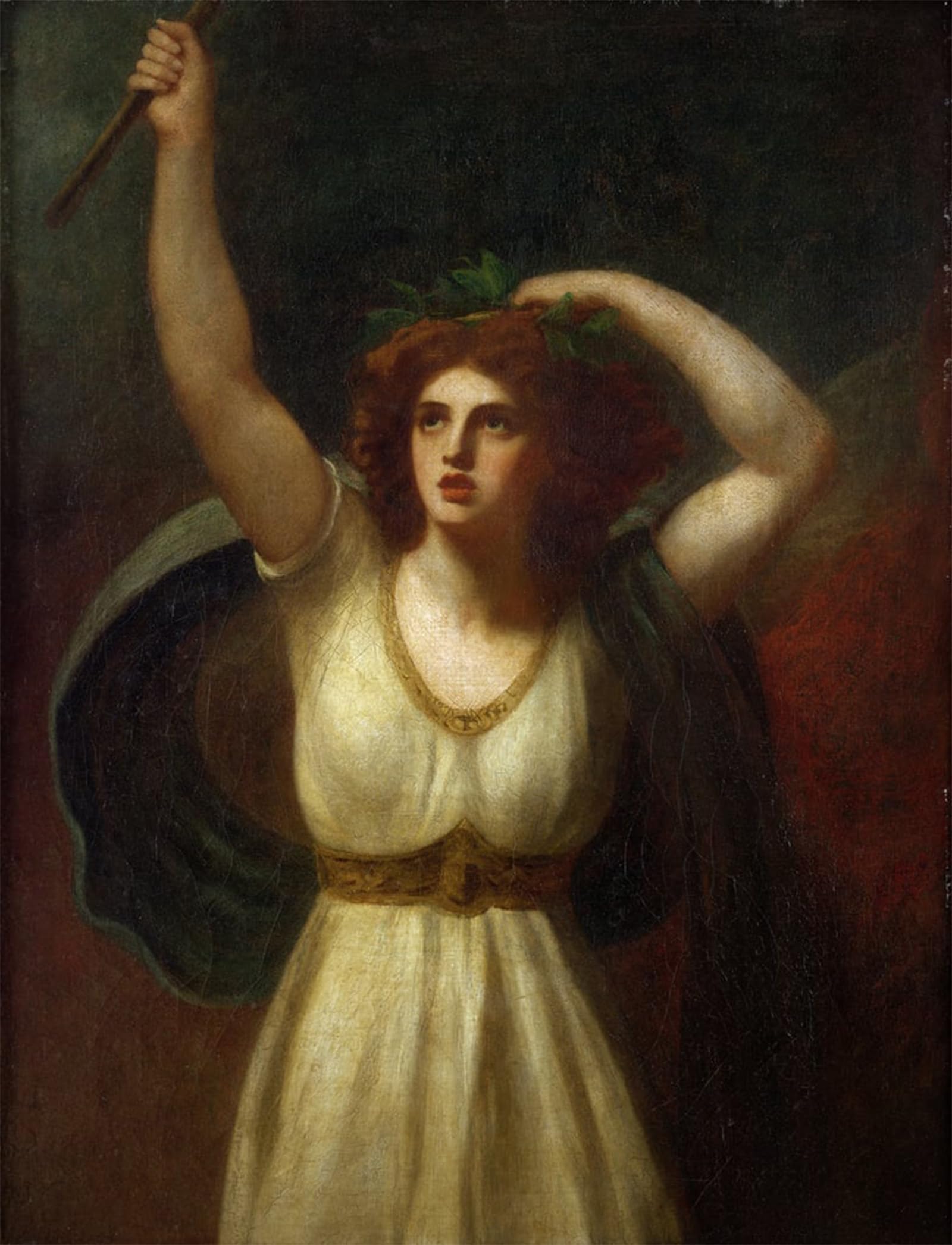 ARTXLXXBN Famous Prints Artwork Pictures Poster Painting Art Unbekanntes Bild by George Romney Artwork Landscape Pictures for Home Decor 60x90cm
