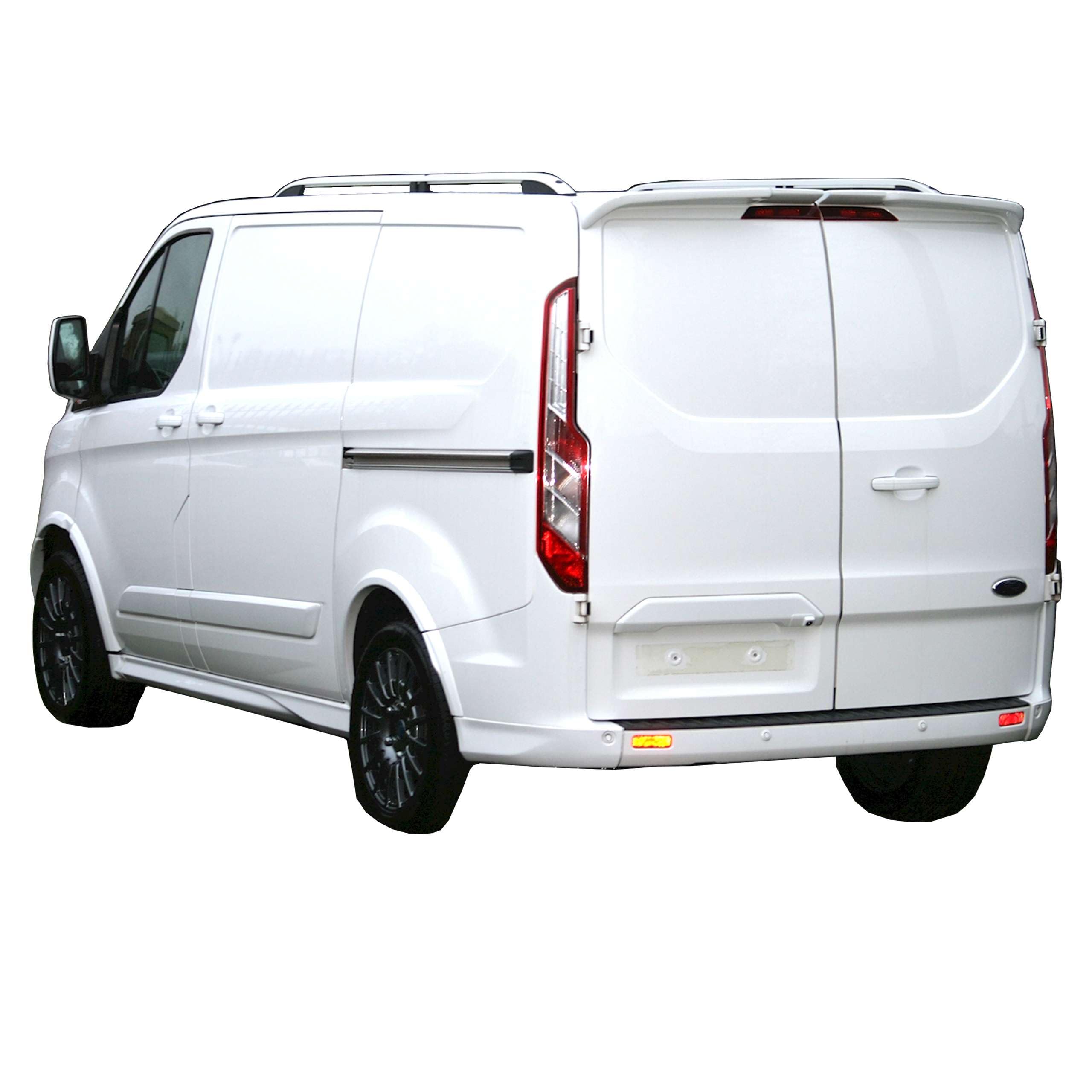 INLY Heckspoiler Heckflügel Hecklippe Dachspoiler Frozen White Lackiert kompatibel mit Transit Tourneo Custom (2013-2024)
