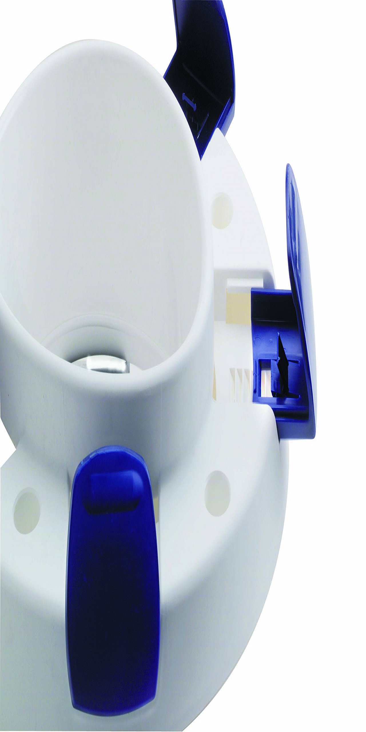 Gima 27756 Clipper II - Rialzo morbido per WC con ganci di fissaggio