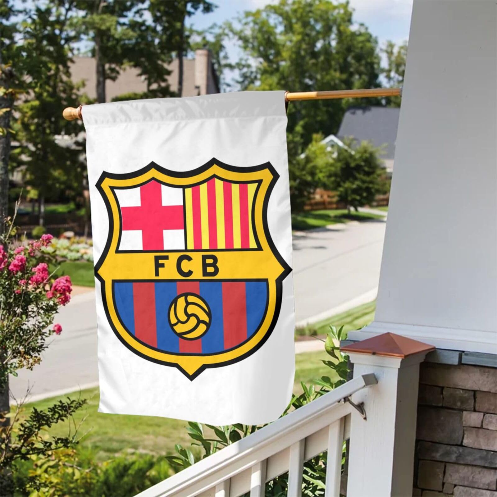 Amazon.co.jp: Fcバルセロナ 庭の旗 旗 ガーデンフラッグ 両面