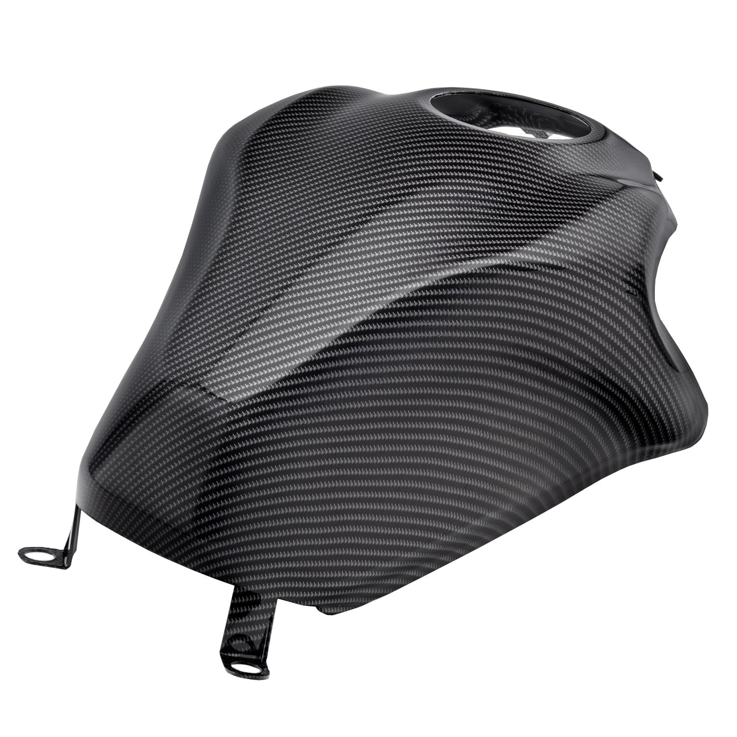 Płyta ochronna zbiornika Pasuje do Z900 2017-2024 2019 osłona zbiornika gazu Protector akcesoria z tworzywa ABS motocykl zbiornik paliwa Fairing(Glossy black)