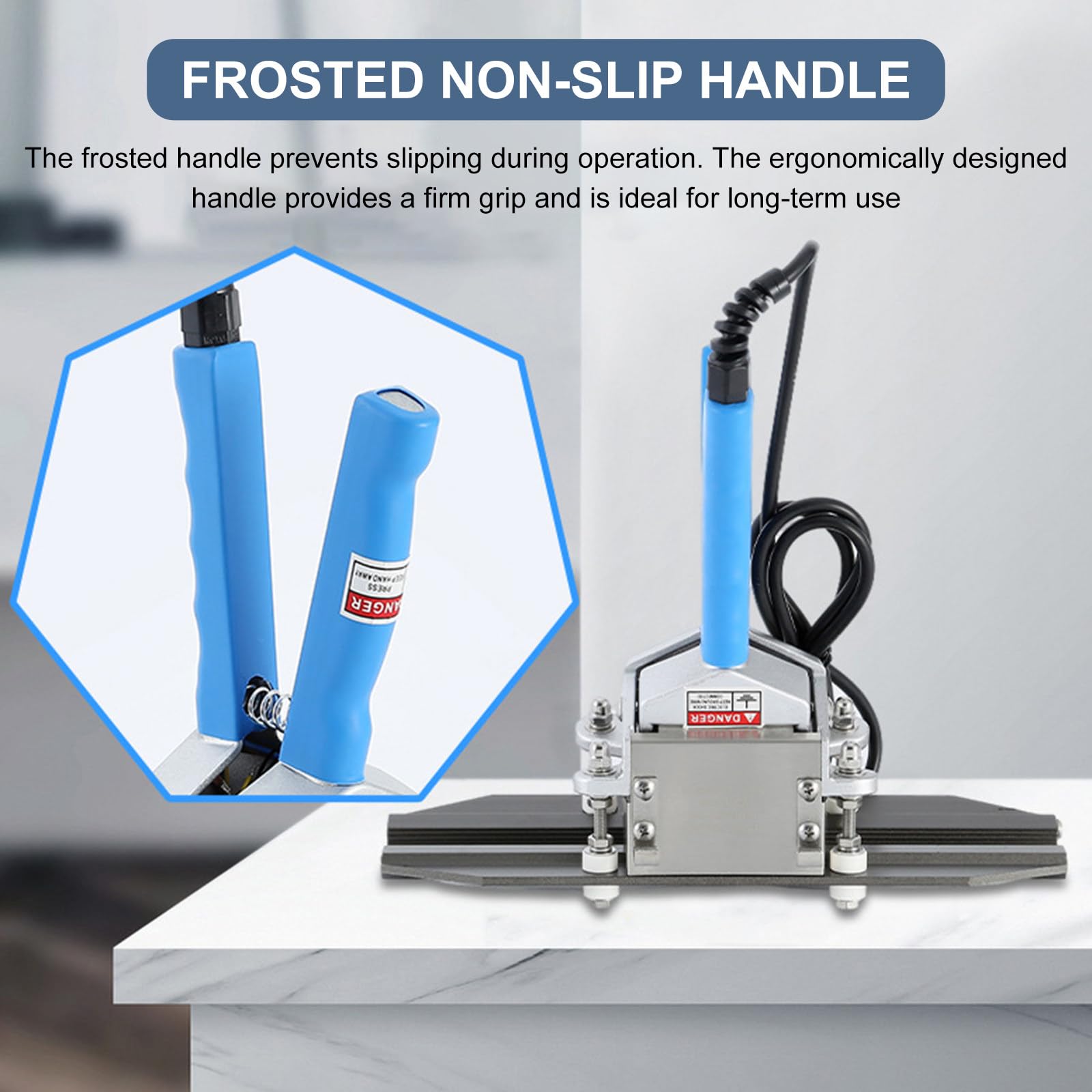 Sellador térmico portátil de mano con temperatura ajustable para sellar bolsas de papel de aluminio, plástico, aperitivos y almacenamiento de alimentos de hasta 200 mm
