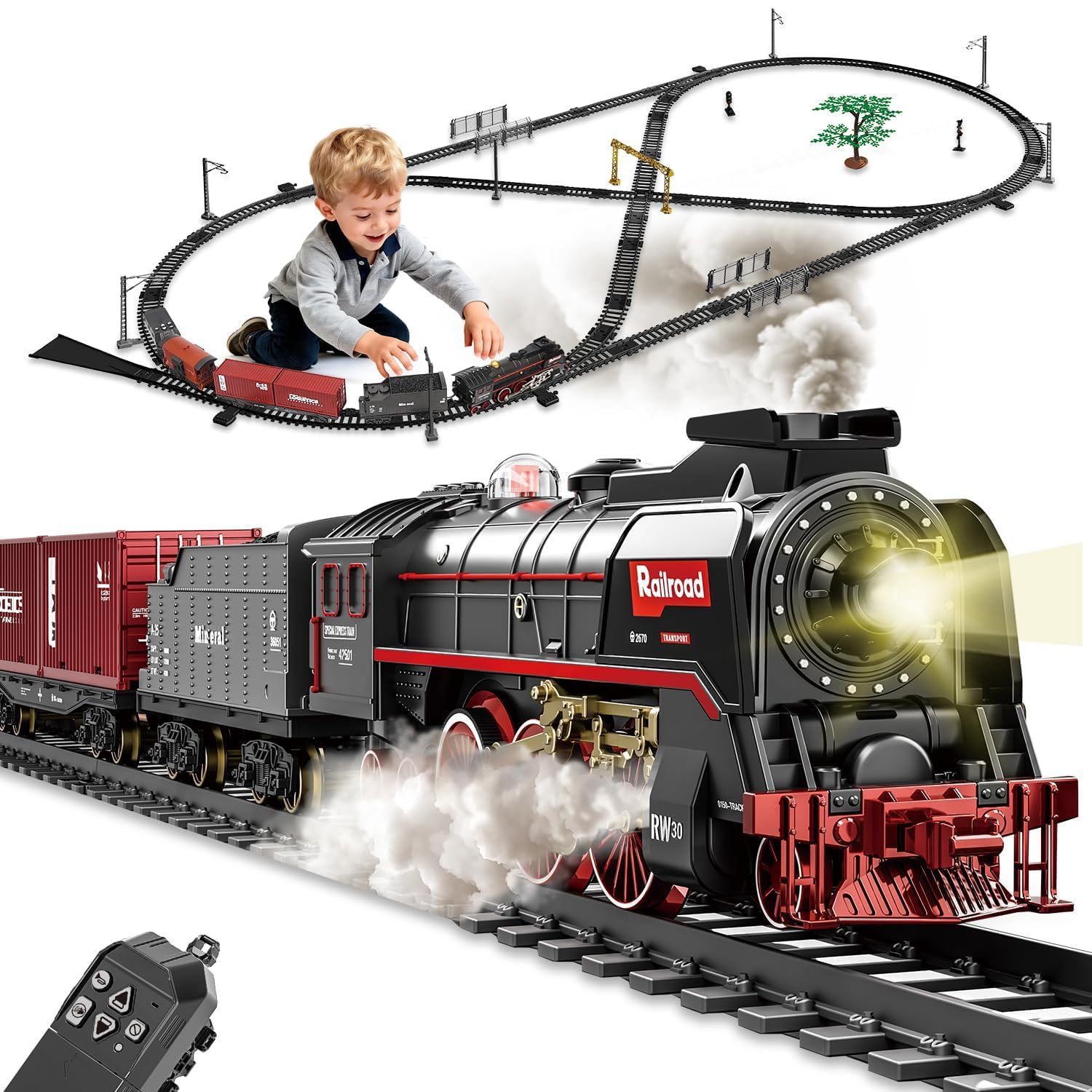 train électrique vapeur enfants