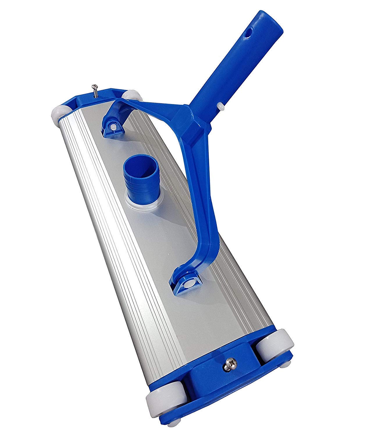 Helix Pool System Heavy Duty 17.5 inch Aluminum Weighted Swimming Pool Vacuum Head on Wheels