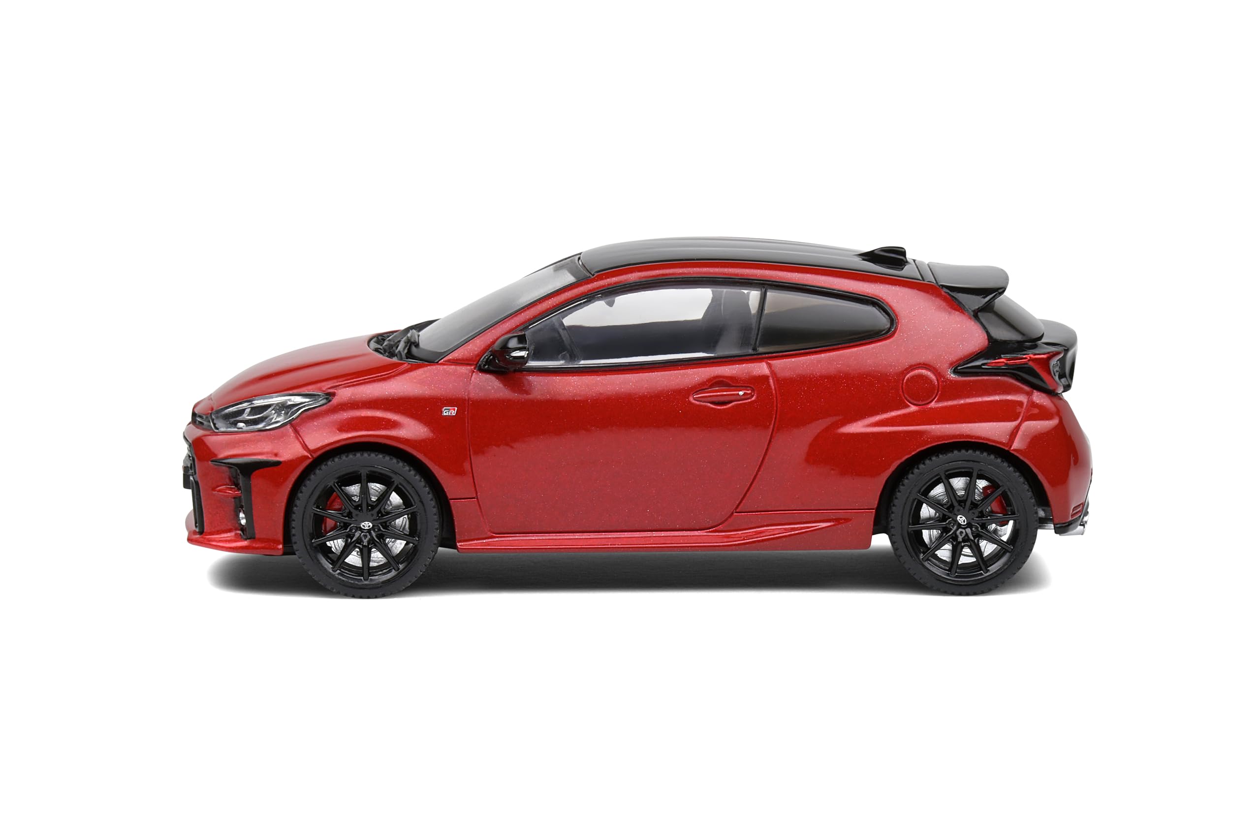 Solido- Toyota Yaris GR Nessuno Auto in Miniatura da Collezione, Colore Karmina Red, 1/43ème, S4311102