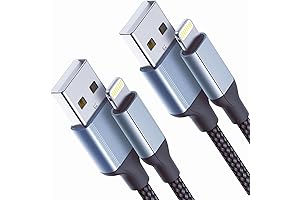 Braided iPhone 2FT Power Cable (2-Pack)