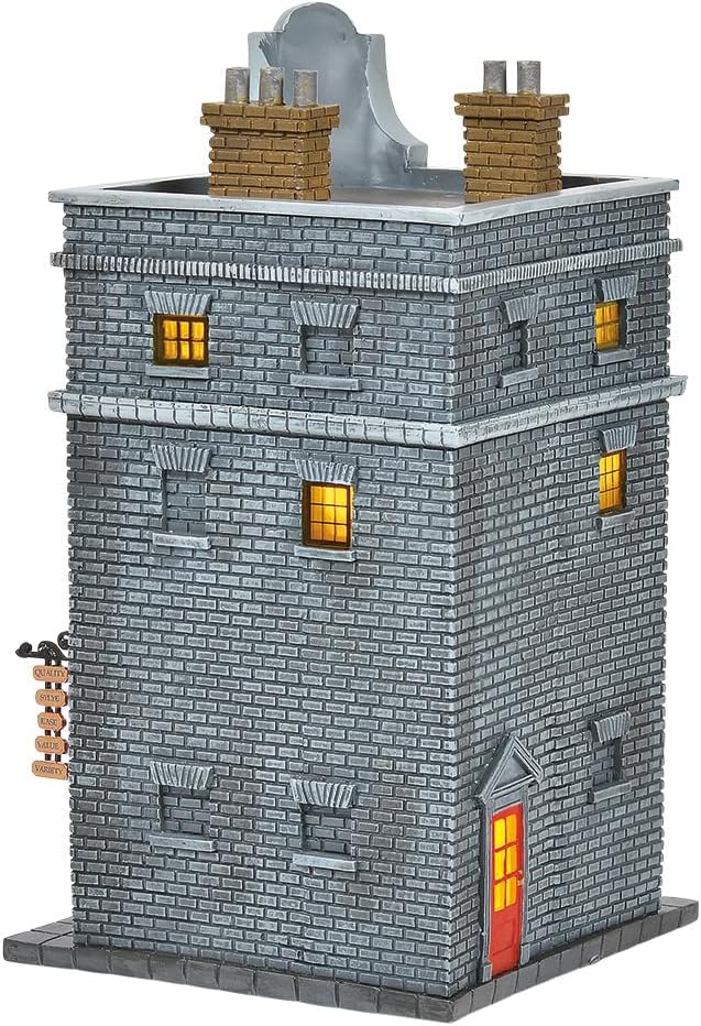 Department 56 Harry Potter Village Weasleys' Wizard Wheezes Lit Building, 8.11 Inch, Multicolor