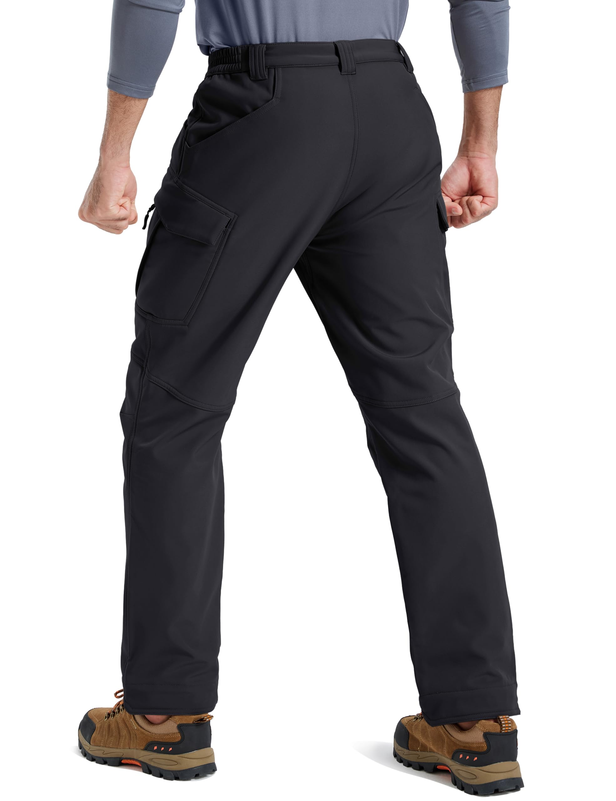 TACVASEN Skihose Herren Softshellhose Winterhose Thermohose Outdoorhose