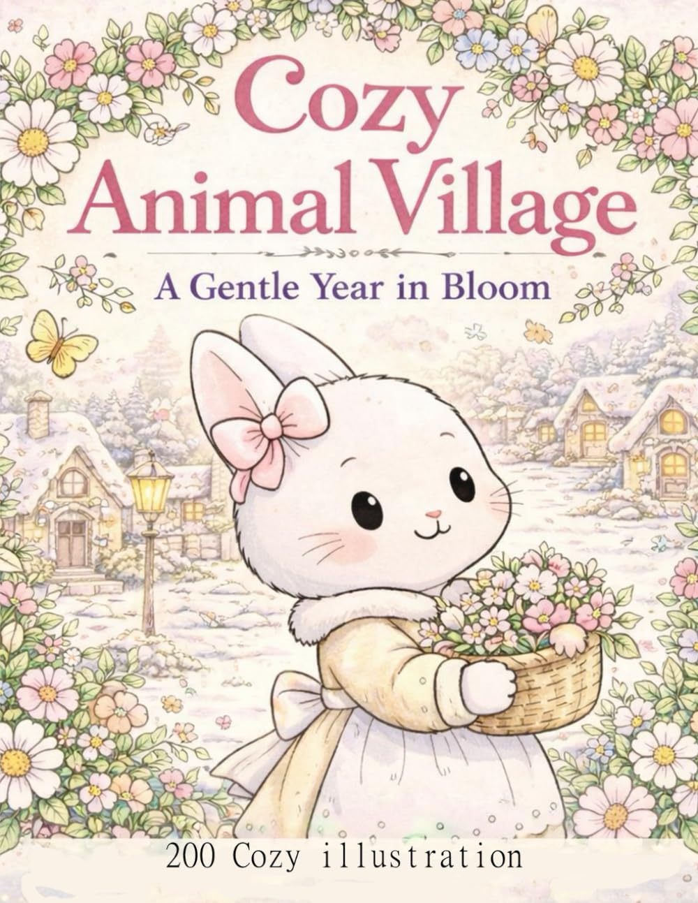 Cozy Animal Village: A Gentle Year in Bloom