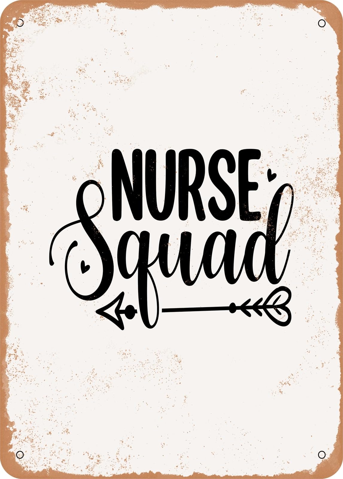 Metal Sign - Nurse squad - Vintage Look home decor