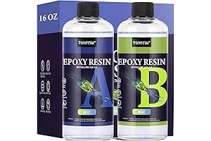 16oz Epoxy Resin Crystal Clear Resin Epoxy Kit for Crafts