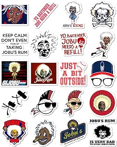 Amazon.com: Stickers 20 Pcs Per Pack Jobu Colorful Aesthetic Vinyl ...