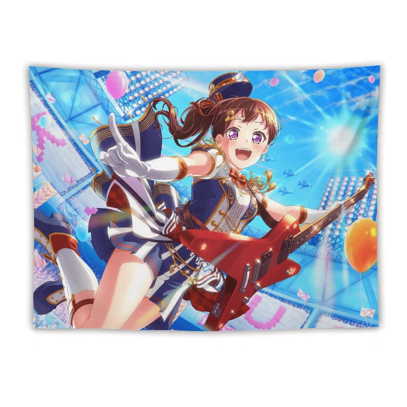 Amazon.co.jp: バンドリ！戸山 香澄 タペストリー かわいいアニメ柄 壁