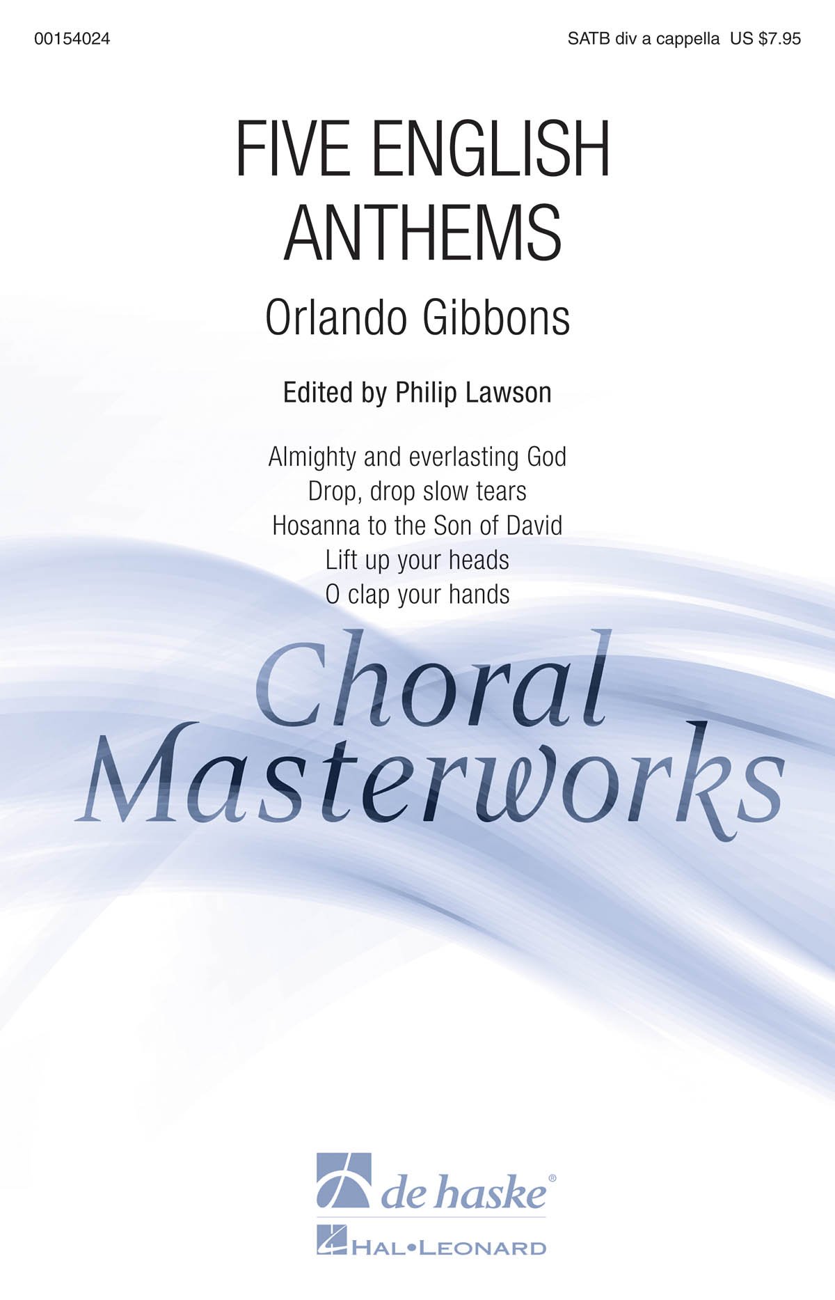 Orlando Gibbons: Five English Anthems: SATB: Vocal Score