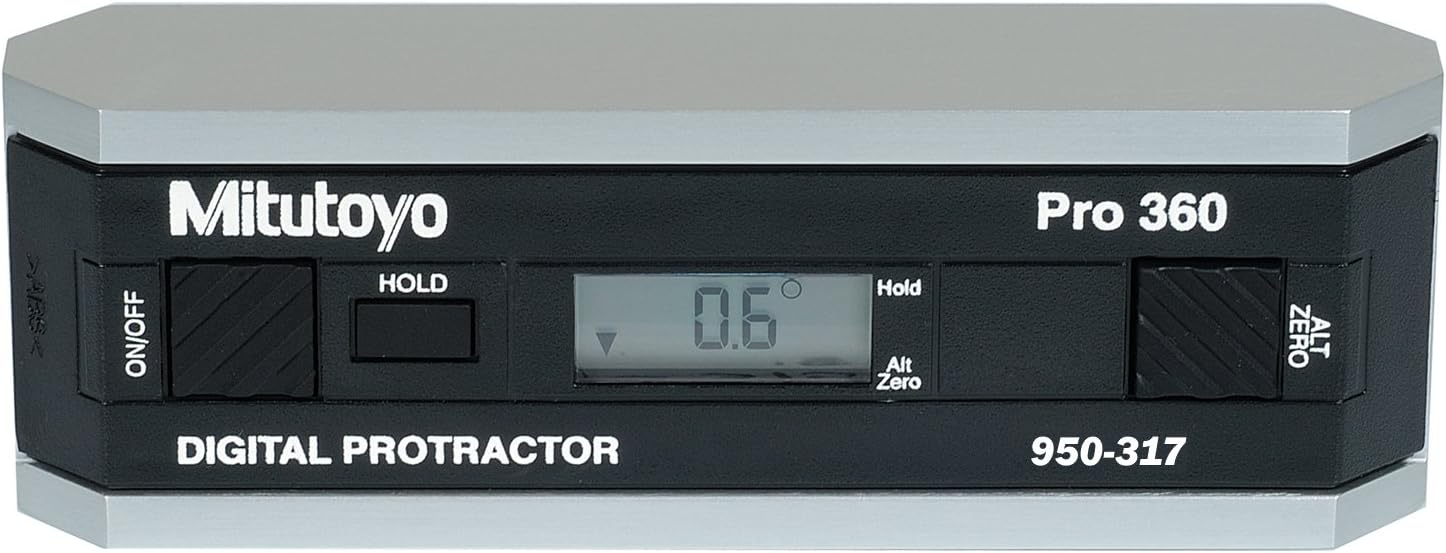 Mitutoyo 950-315, Digital Protractor/Digital Level, Pro360, 6"