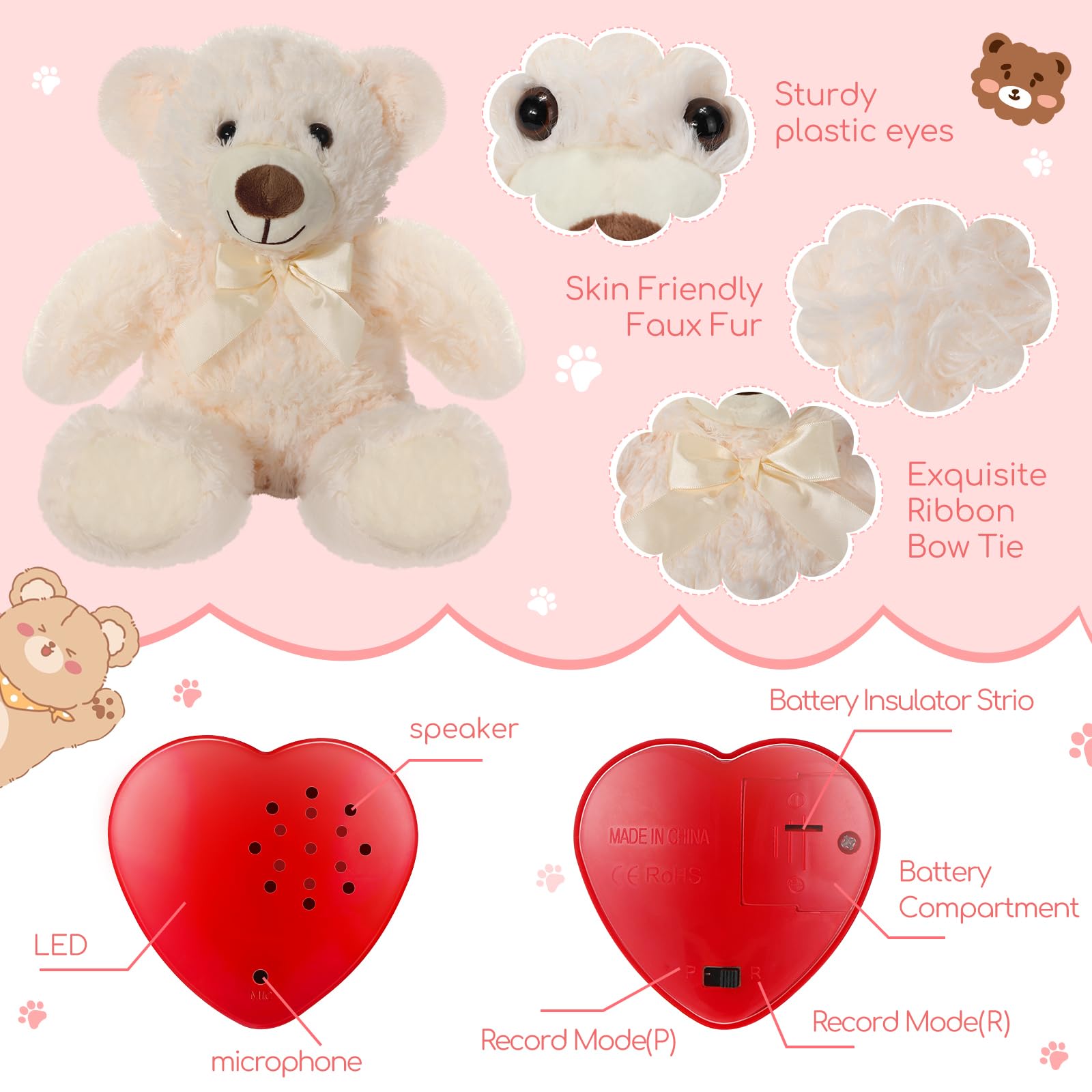 Audio Recorder Voice Recording Teddy Bear Buy EZSound Voice