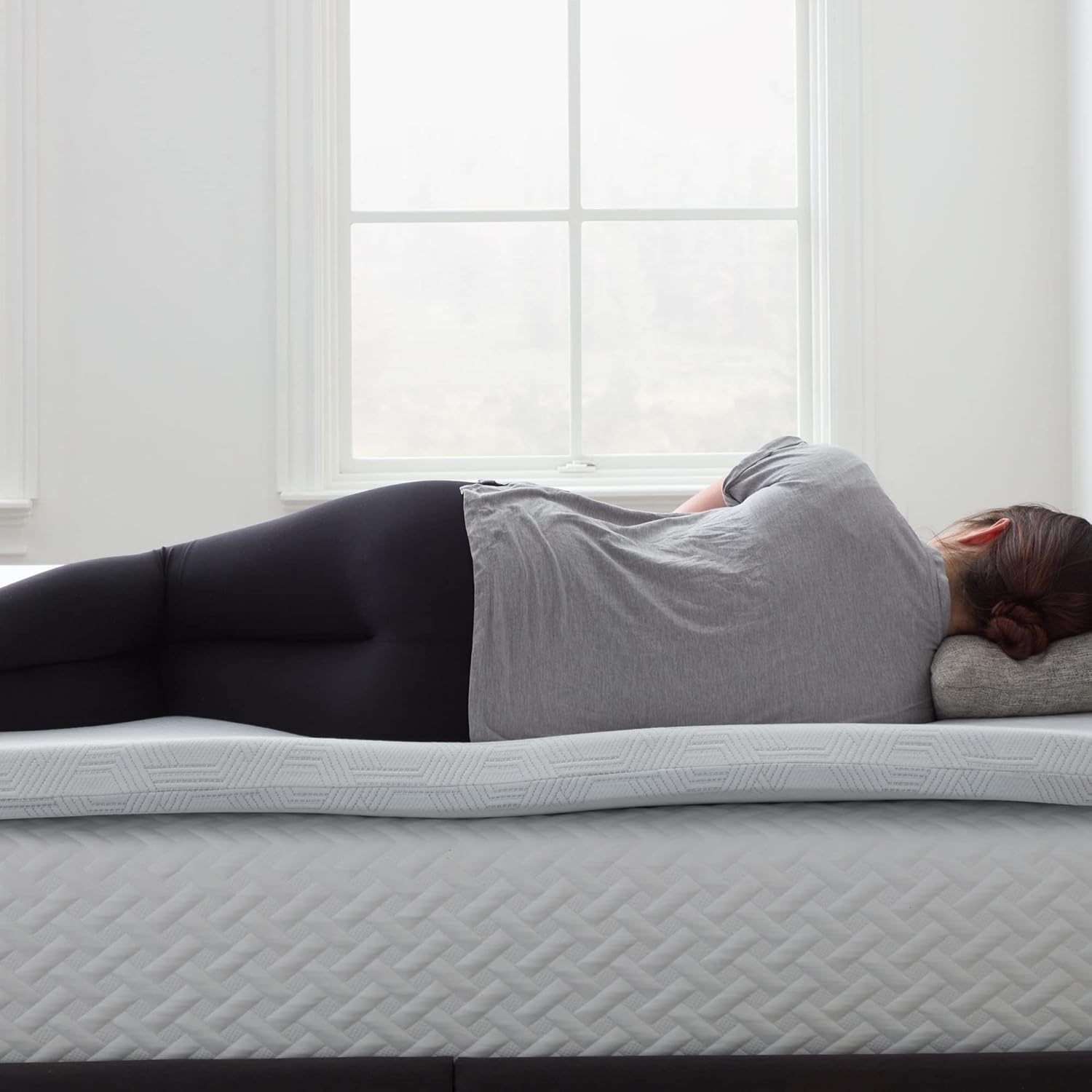 Buy Lucid 3 Inch Dual Sided Mattress Topper Full Memory Foam Topper