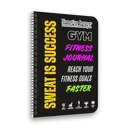 Kreative Korner Fitness Tracker Notebook