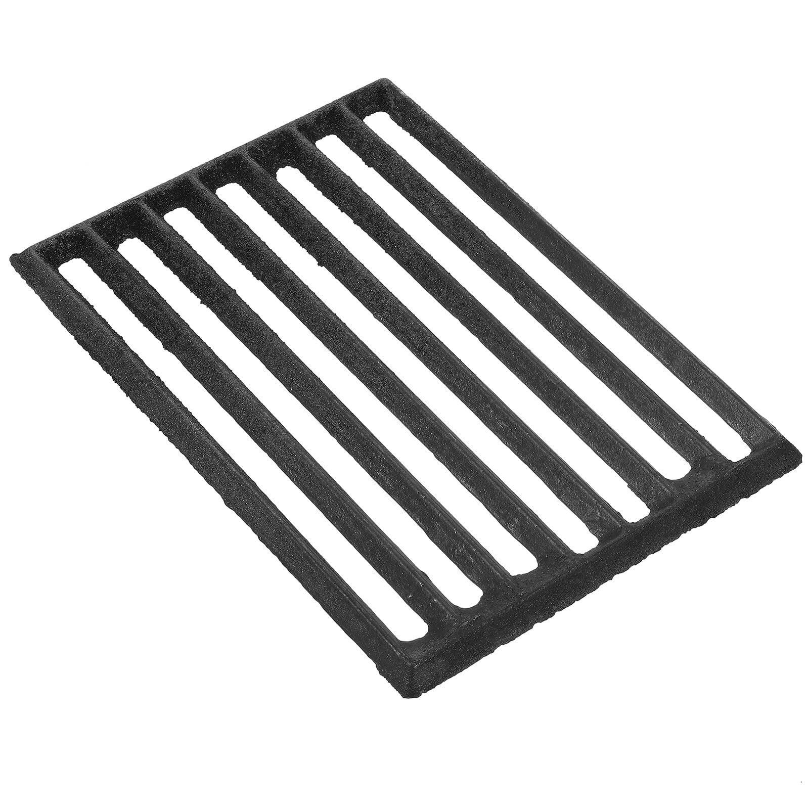 UKCOCO Rejilla Alta Capacidad de Carga Estufa de Leña para Hierro Fundido Estructura de Rejilla Metálica y Diseño Resistente para Quemar Leña y Carbón Fácilmente