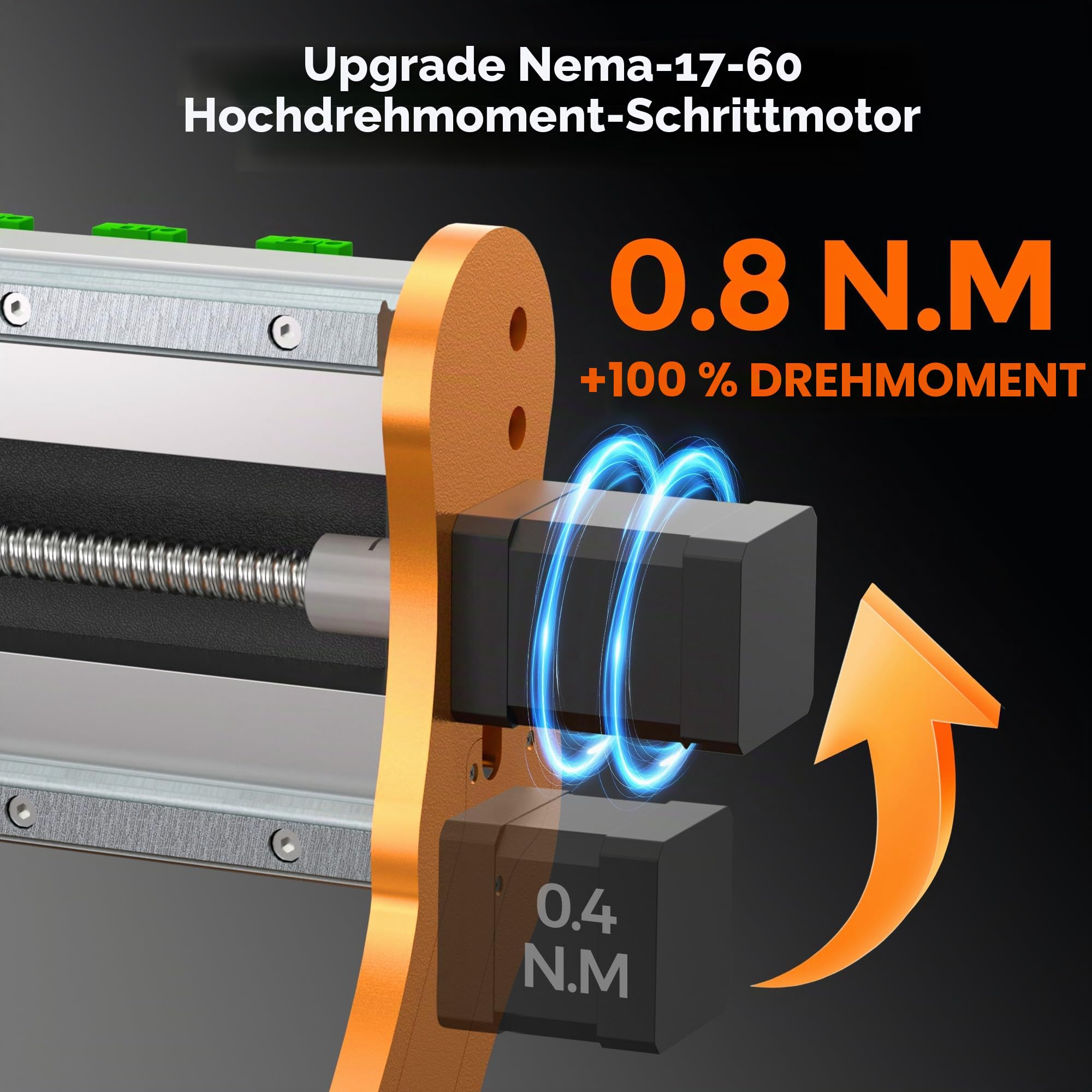 LUNYEE 3020 Nova CNC-Fräsmaschine, Ganzmetall-Linearführungen und Kugelgewindetriebe an allen XYZ-Achsen mit 800-W-Fräsmotor, geeignet zum Schneiden von Aluminium, Messing, Plastik, Holz, Acryl, MDF