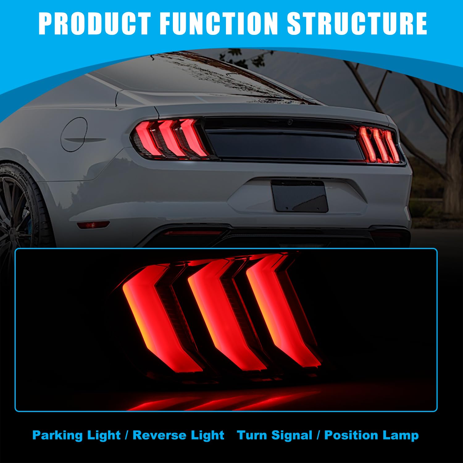 Amazon | 2015 2016 2017 2018 2019 2020 フォード マスタング LED