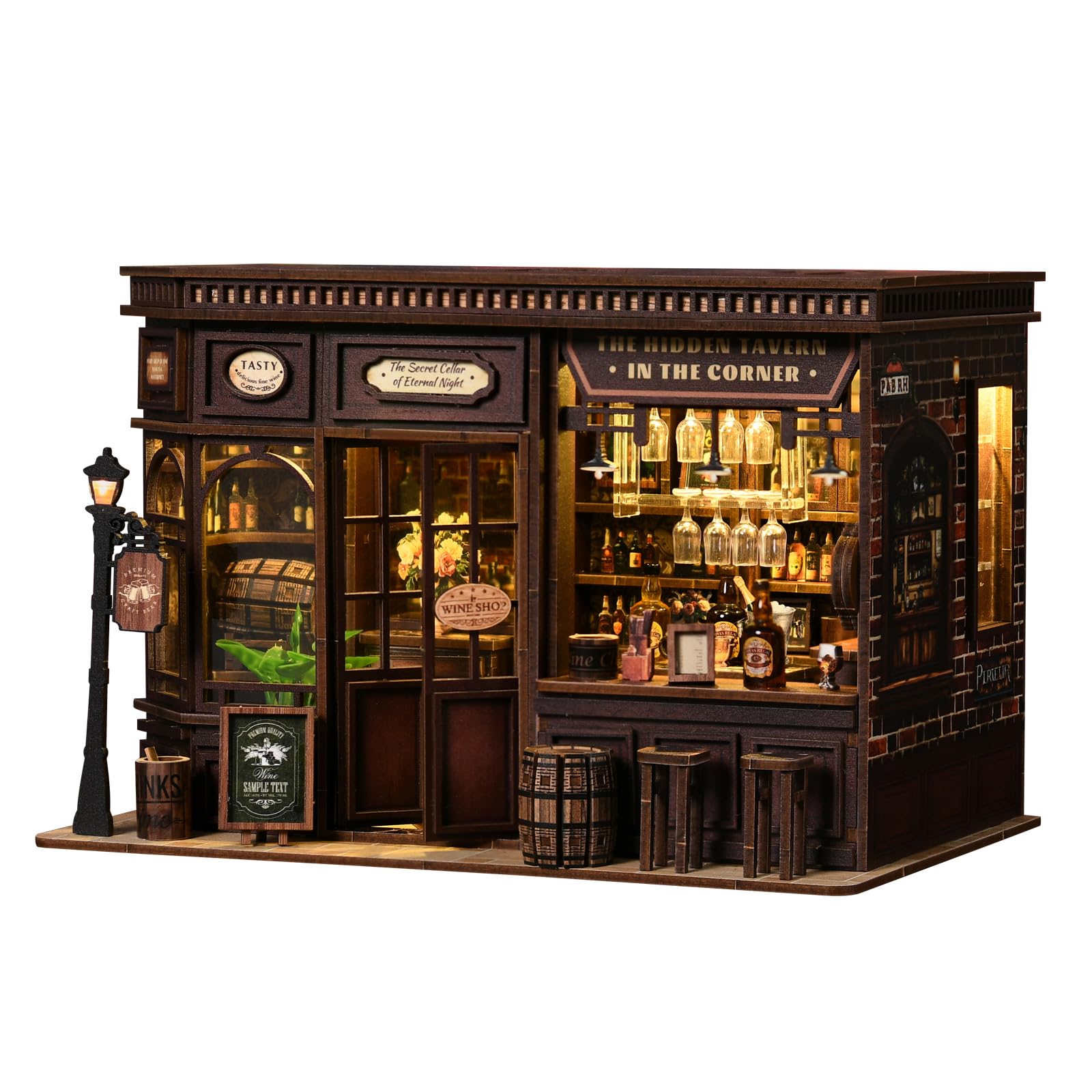 Amazon | CRESYMME ミニチュアハウス ドールハウス ブックヌック