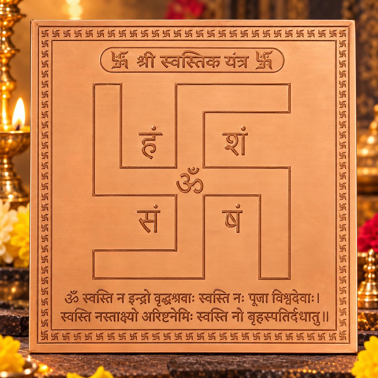 Copper Shiv Yantra - Spiritual Protection & Peace -22
