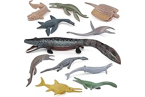 Fantarea Prehistoric Ancient Ocean Animal Model Figures Playsets - 11 PCS Mini...