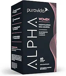 Puravida Suplemento alimentar Alpha Women 60 cápsulas