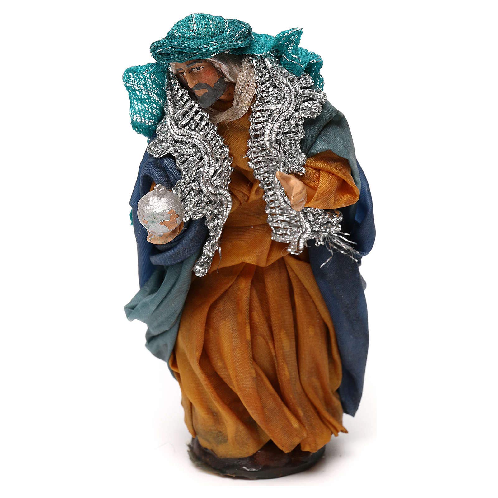 Holyart Presepe Napoletano: Re magio bianco presepe napoletano 12 cm