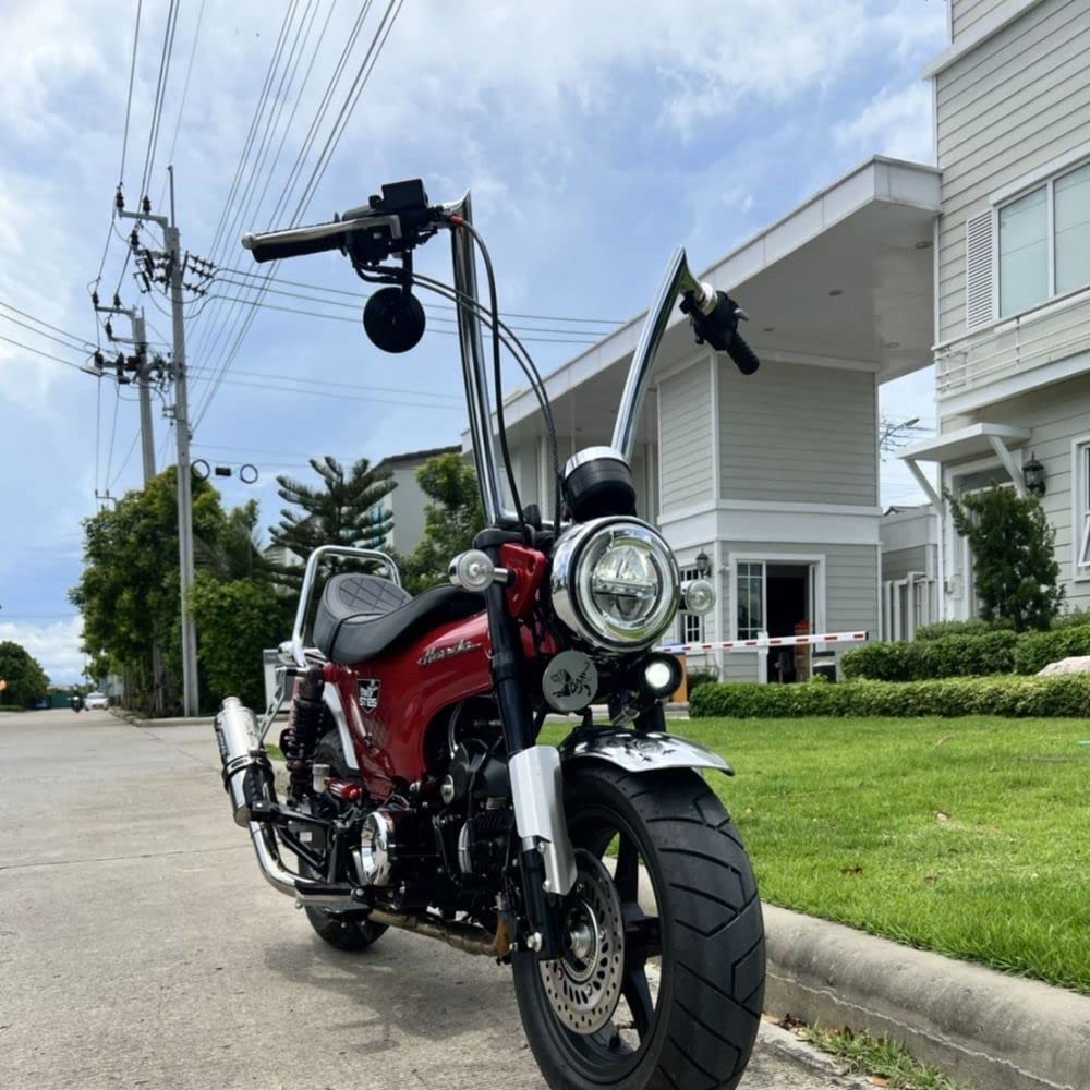 Amazon | UDOM KARNCHANG ホンダ ダックス ST125用交換用ハンドルバー 