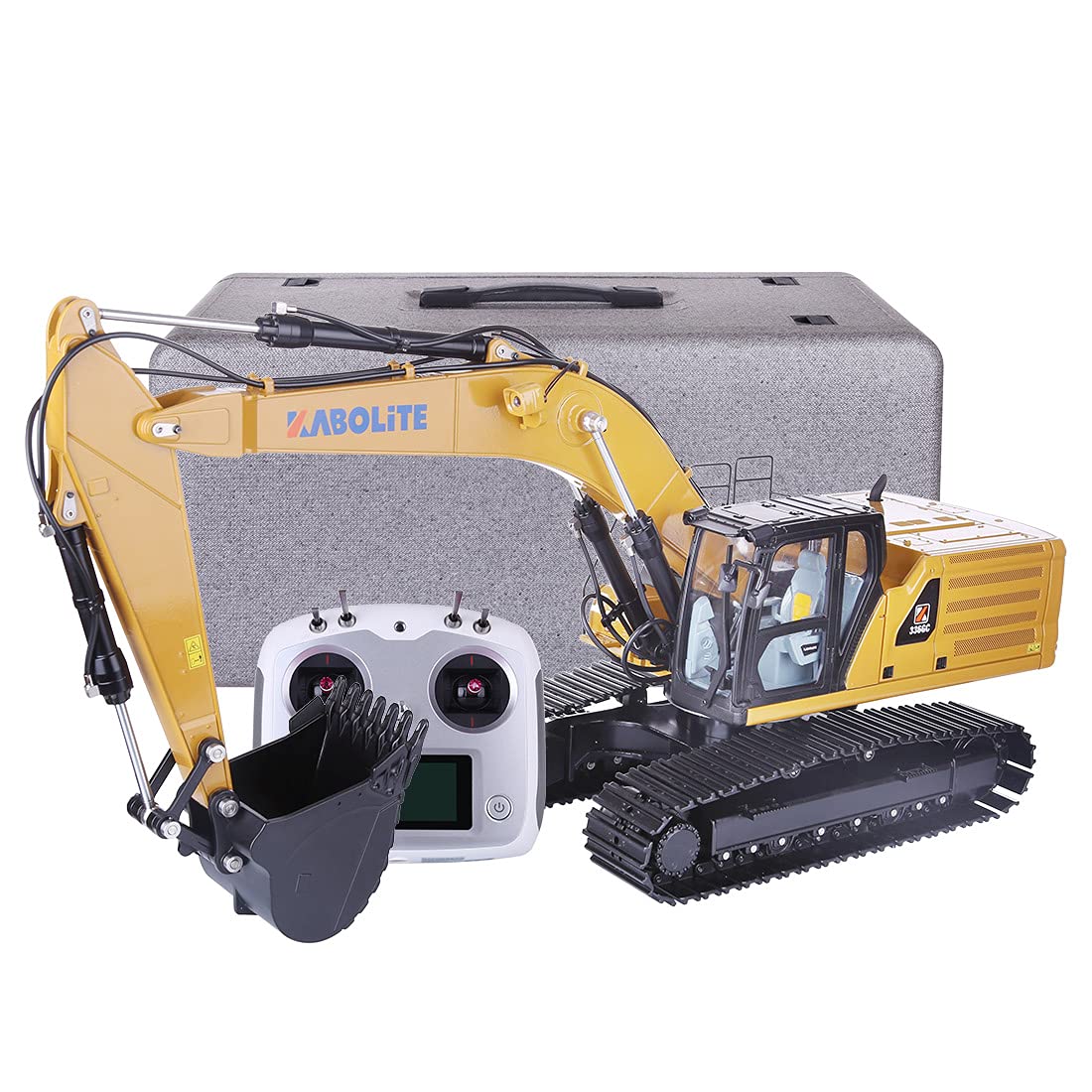 JoyMeet Huina Kabolite K336GC RC Hydraulic Excavator All-Metal Model - RTR