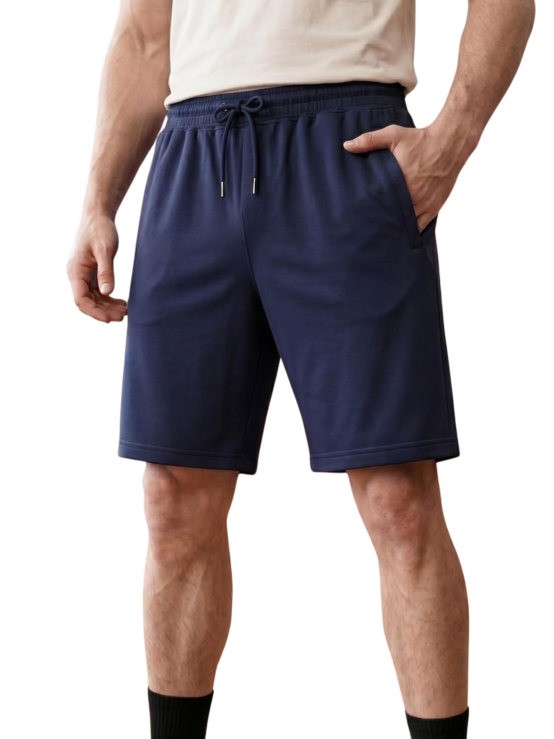 tom milton Men Knee Length Pure Cotton Shorts-picture-19