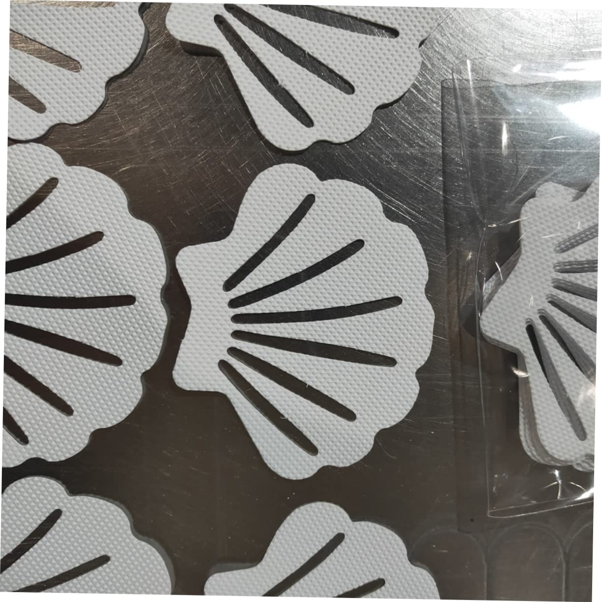 TOPBATHY 3 Series Pegatinas Antideslizantes para Forma De Concha Adhesivos De Seguridad para Bañera para Cocina Y Resbaladizos Instalación 22 Piezas X 3