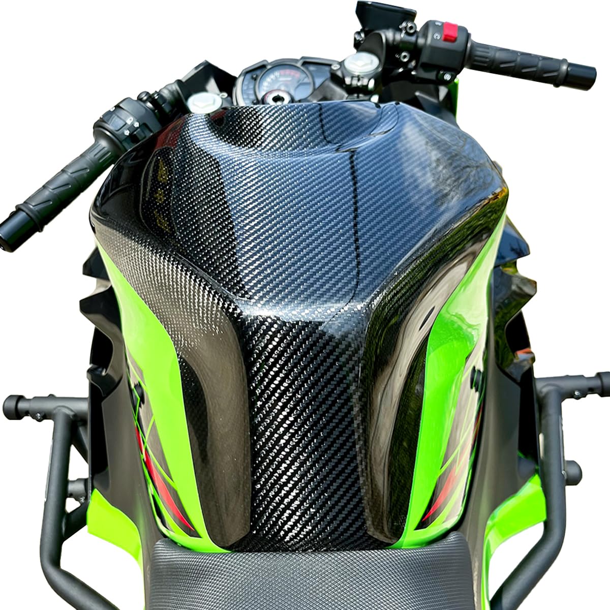Amazon | JISYIWOWタンクカバー 燃料油ケースガード 適用Ninja400 Z400