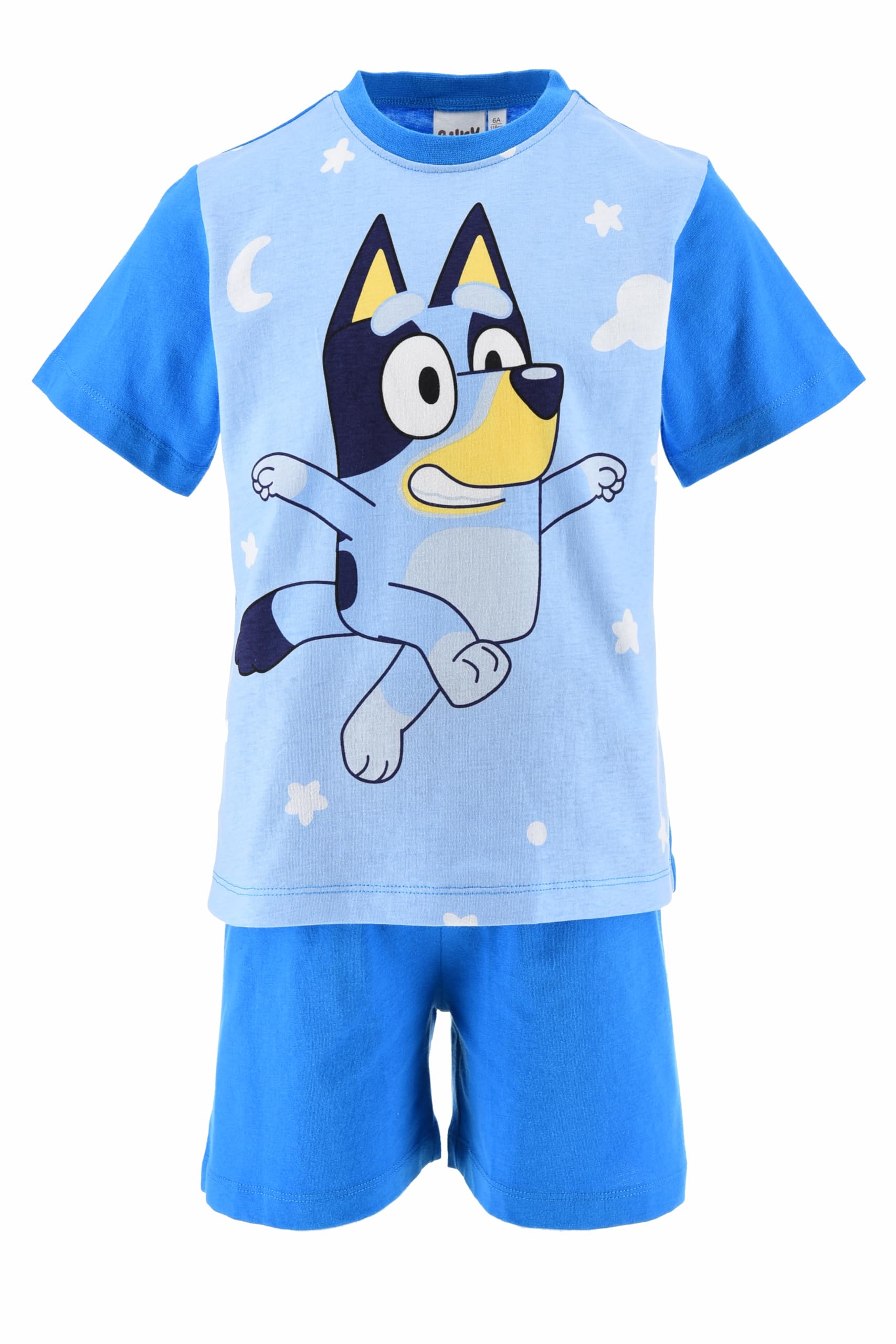 BlueY Pigiama Corto Bambino, Set 2 Pezzi in Cotone, T-Shirt e Pantaloncini
