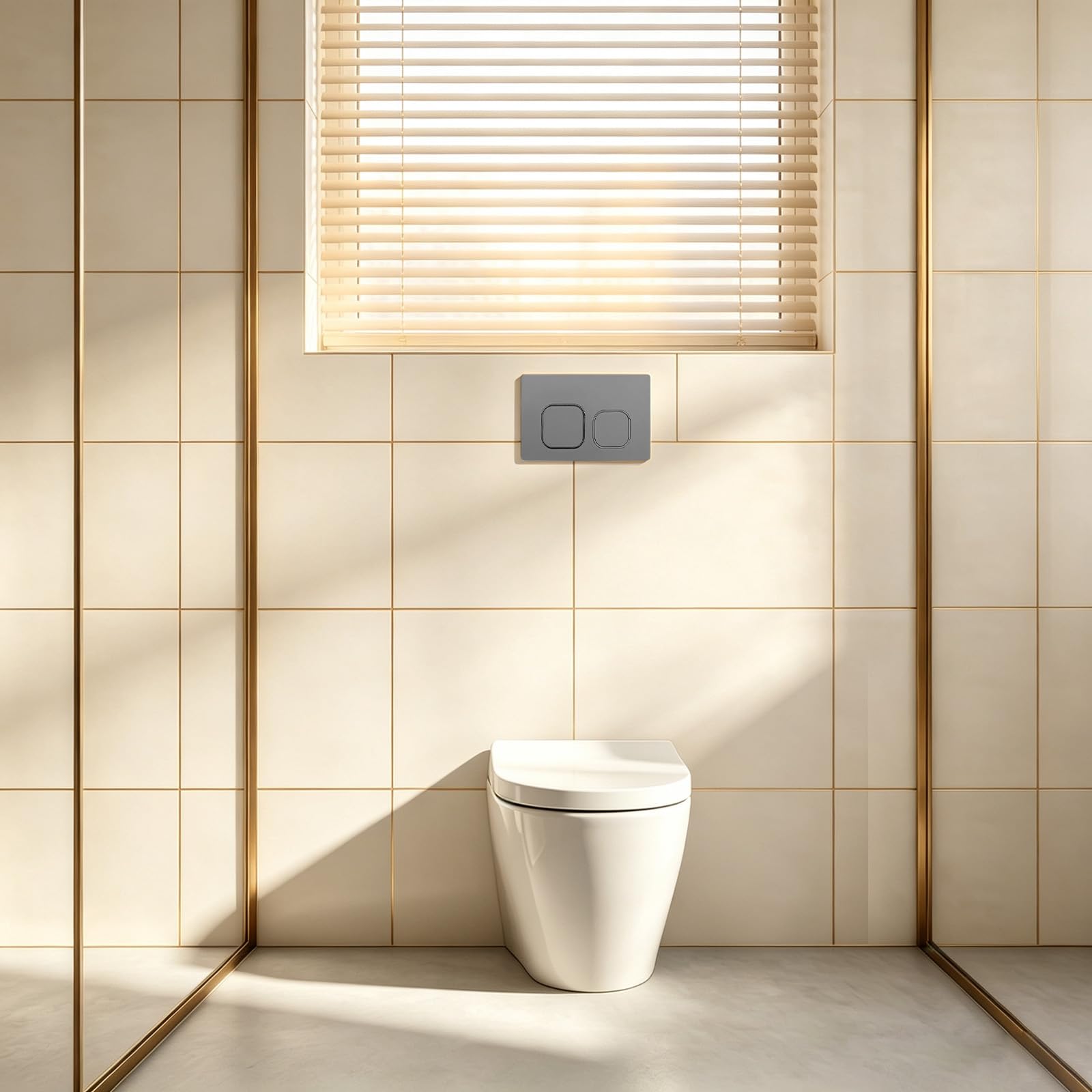WC Vorwandelement Unterputz 400 kg, Spülkasten für Wand-WC(Grau)