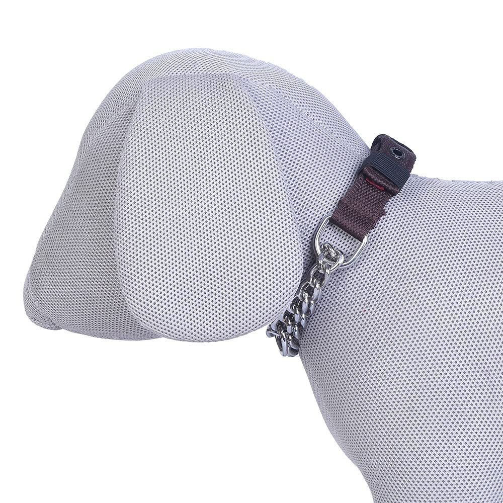 Pets Like Dog Choke Collar Brown Color| Half Chain Collar| Half Choker Stainless Steel Dog Collars (20MM) (B09D3BJ5Z9) Amazon Price History, Amazon Price Tracker