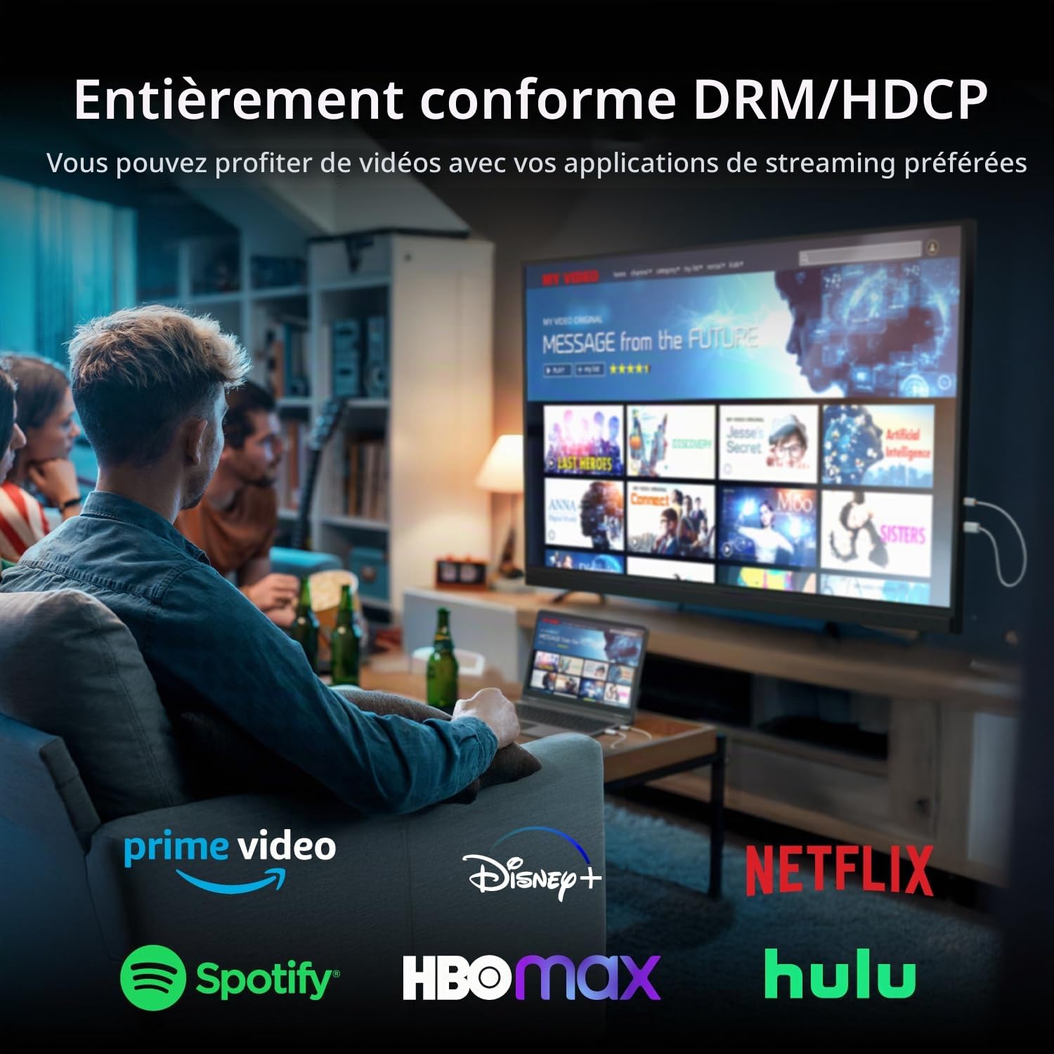 j5create Émetteur et récepteur HDMI sans Fil ScreenCast Mini