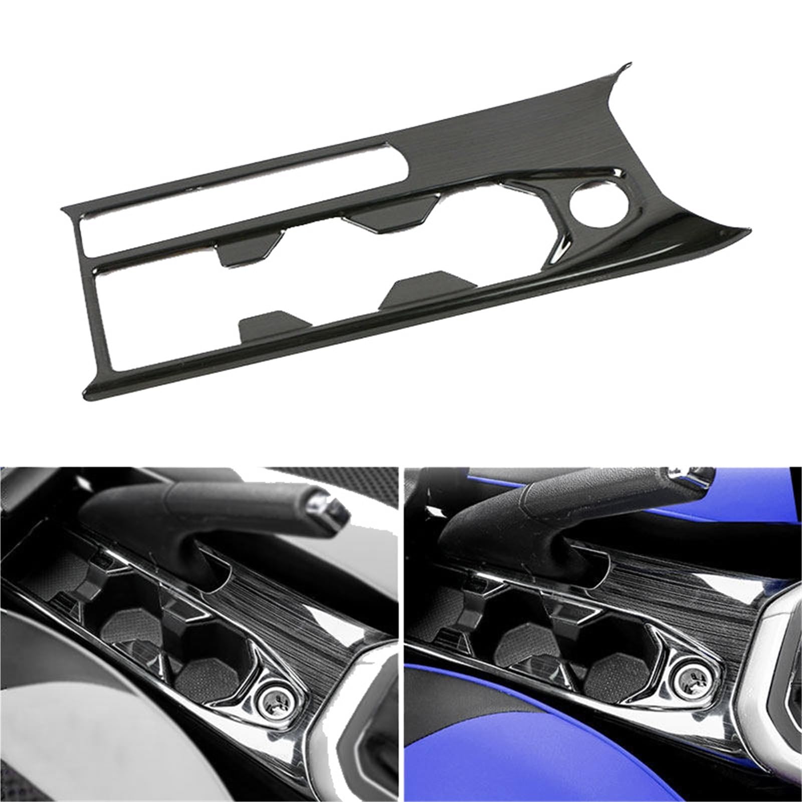 Auto Interior Center Control Wasser Tasse Halter Rahmen Abdeckung Trim Zubehör Für VW Für Polo 2019 2020