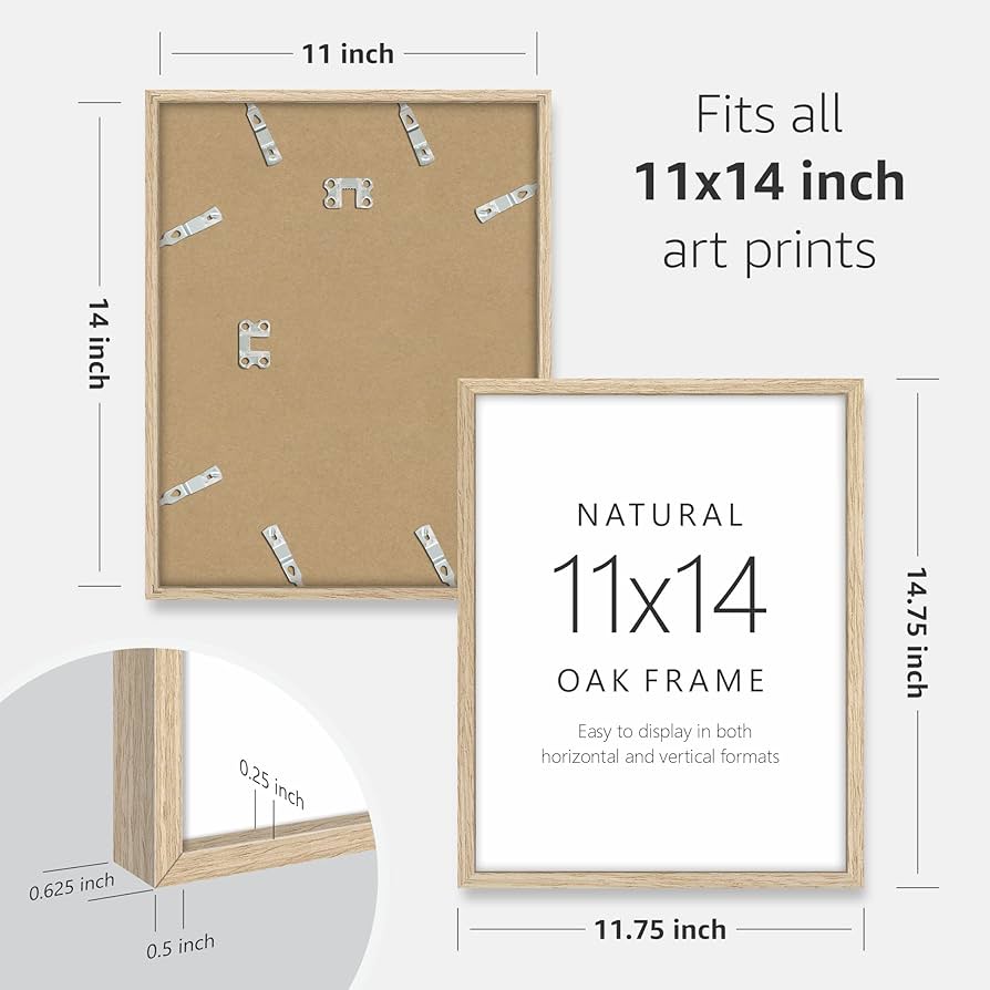 ポスター オークフレーム付き Amazon.co.jp: [XYJP] オーク無垢材 ナチュラルなポスター