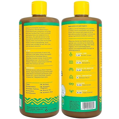 Miniatura 2 de Autentico jabón negro africano Alaffia, 32onzas, 32, 1, 1