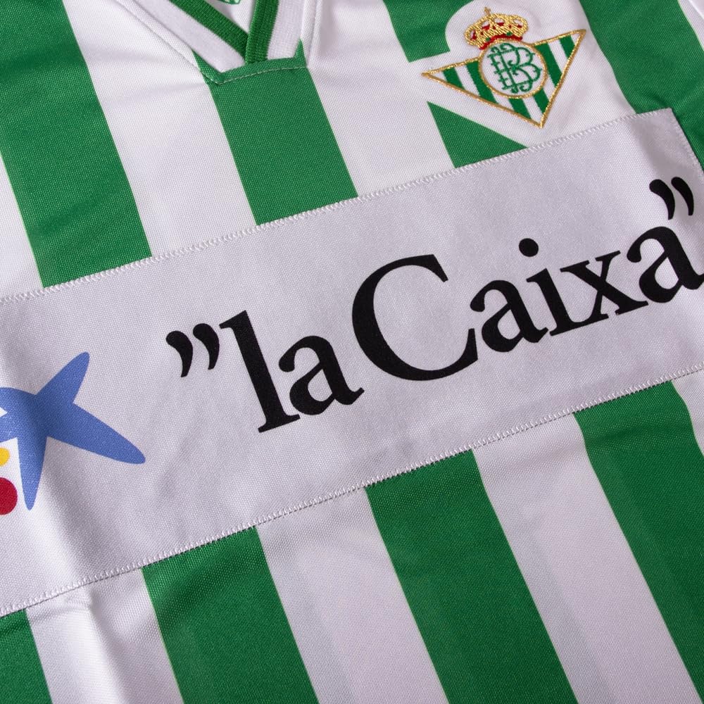 COPA - Maglia retrò - Calcio - Uomo - Real Betis 1995 Gordillo - Verde/Bianco - 100% Poliestere