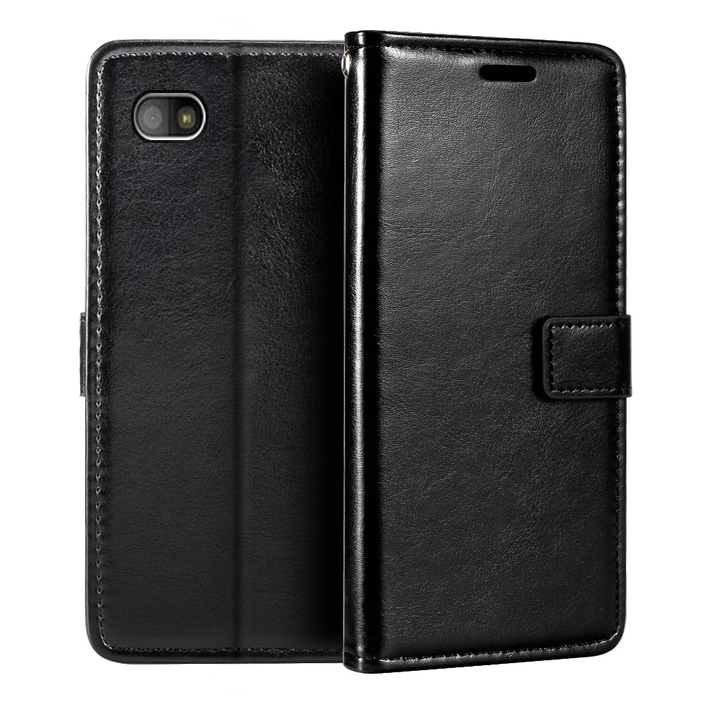 for BlackBerry Q5 Case, Premium PU Leather Magnetic Flip Case Cover with Card Holder and Kickstand for BlackBerry Q5 (3.1”)