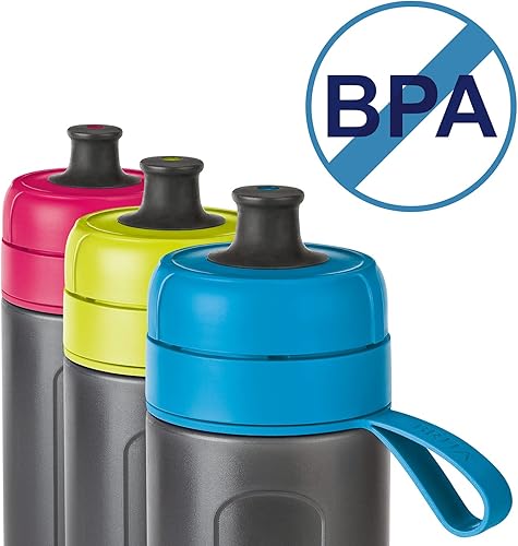 Miniatura 7 de BRITA Botella con filtro de agua activa, reduce el cloro y las impurezas orgánicas, libre de BPA, Lima, 20.3 fl oz