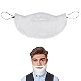 Yan Dream Men Fake Beard Adult False Mustache with Elastic Band Costume Facial Hair for Cosplay Party