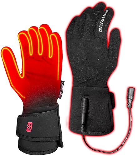 Miniatura 4 de Gerbing Guantes térmicos de 12 V  Guantes aislantes calentadores de manos para actividades al aire libre y clima frío  Hasta 135 F de calor