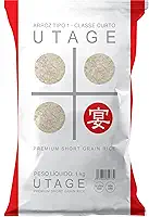 Arroz Japonês para Fazer Sushi Grão Curto Premium Tipo 1 Utage 1Kg - Vietnã