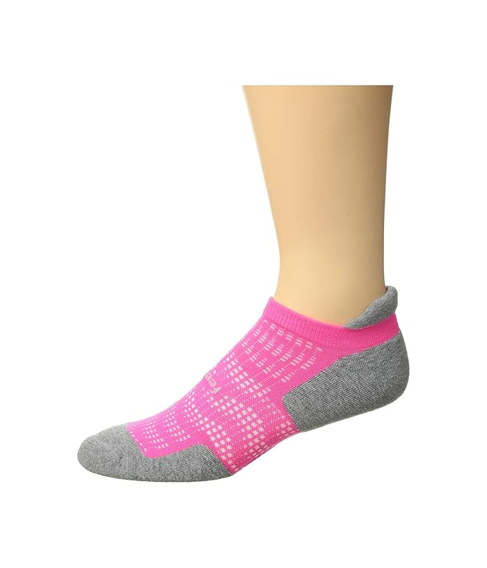 Feetures High Performance Cushion No Show Tab (Pink Pop) No Show Socks Shoes