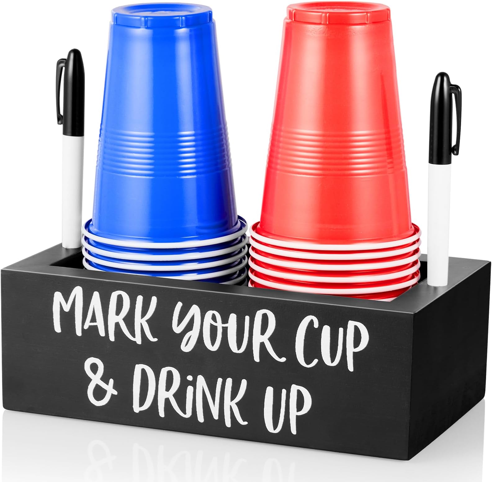 BOSSCASA Solo Cup Holder with Marker Slot, Party Cup